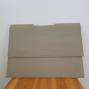 Von Holzhausen iPad Portfolio Leather Case 12.9 Inches - Stone